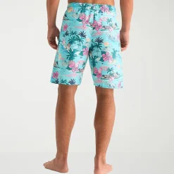 Burnside Mens Drawstring Waist 8" Swim Trunks