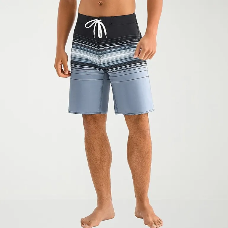 Burnside Mens 9 1/2" Striped Board Shorts