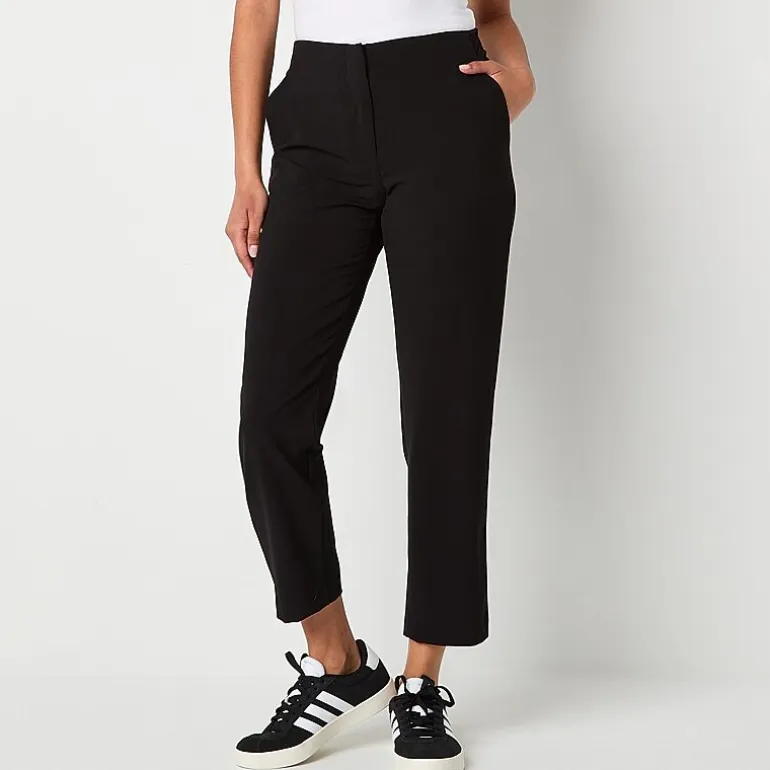 by&by Womens Juniors Slim Mid Rise Ankle Pant