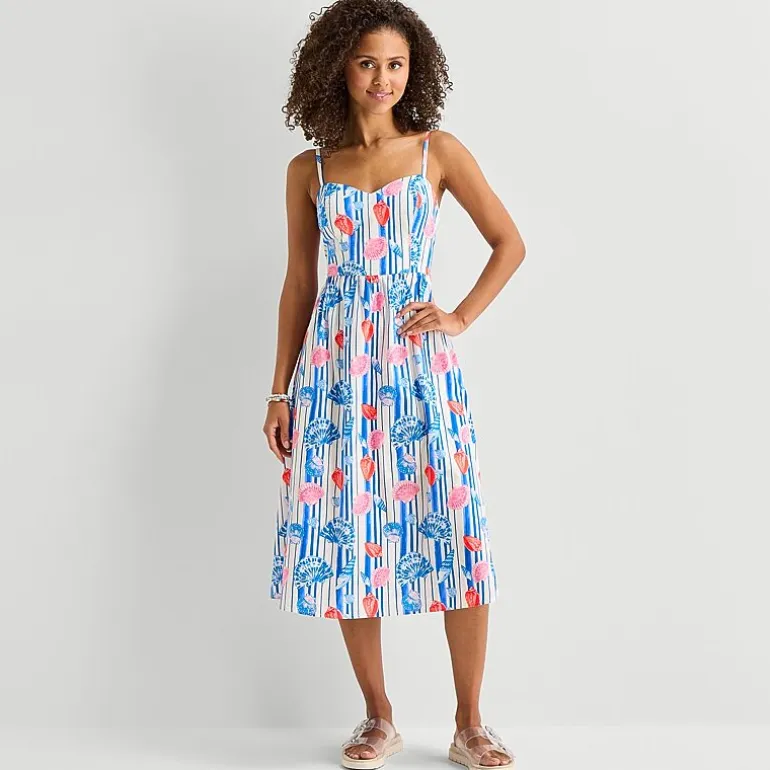 by&by Womens Juniors V Neck Sleeveless A-Line Dress