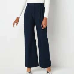 by&by Womens Juniors Wide Leg High Rise Trouser