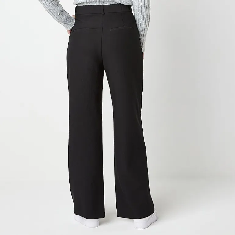 by&by Womens Juniors Wide Leg High Rise Trouser