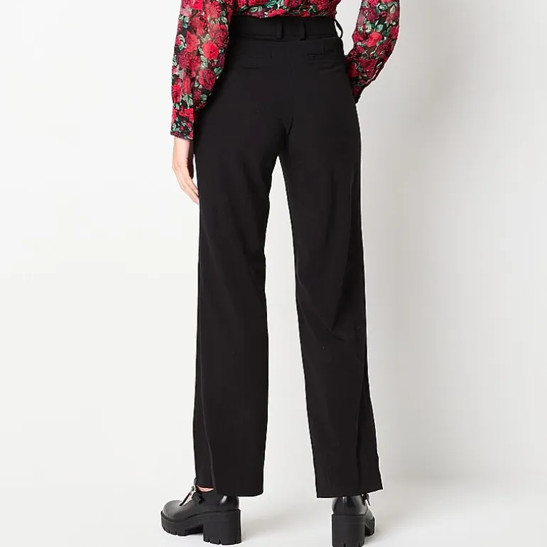by&by Womens Juniors Wide Leg High Rise Trouser