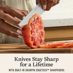 Calphalon 15-pc. with Sharpin Edgetech Knife Block Set