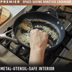 Calphalon Premier Space-Saving Hard Anodized 10-pc. Cookware Set