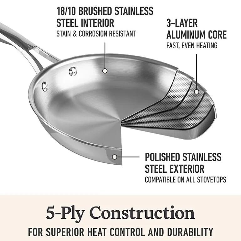 Calphalon Premier Stainless Steel 4.5-qt. Chef Pan