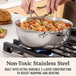 Calphalon Premier Stainless Steel 4.5-qt. Chef Pan