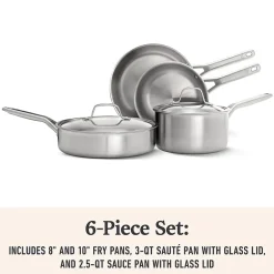 Calphalon Stainless Steel 6-pc. Cookware Set