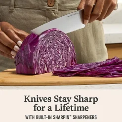 Calphalon Stainless Steel 15-pc. with Sharpin Edgetech Knife Block Set