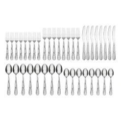 Cambridge Zehira 40-pc. Flatware Set & Caddy