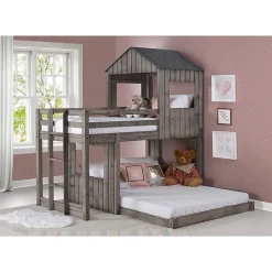 Campsite Twin over Full Loft Bunkbed