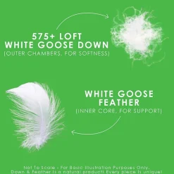 Canadian Down & Feather Company Down Perfect Firm Support Pillow