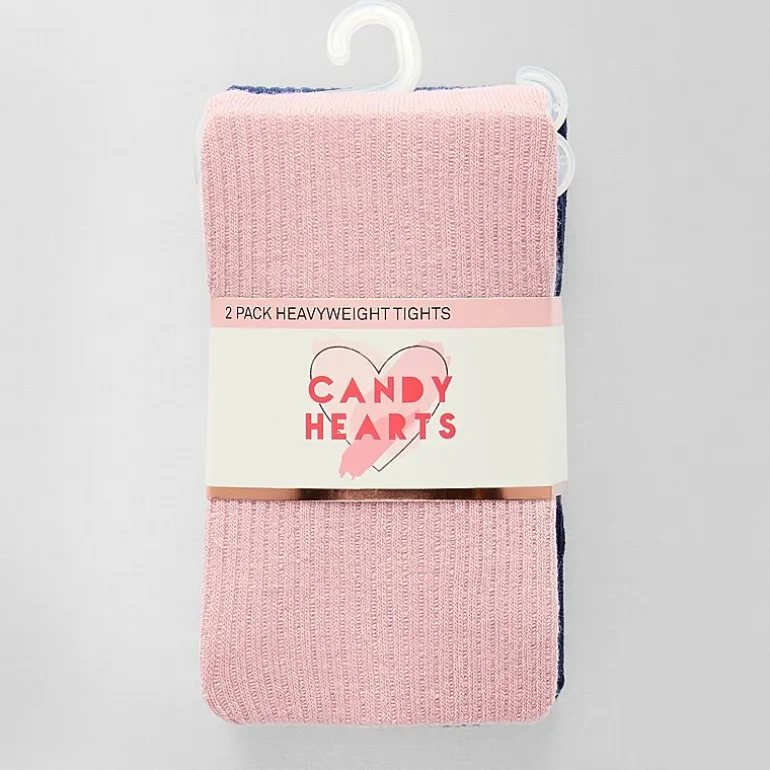 Candy Hearts Little & Big Kid Girls 2-pc. Tights