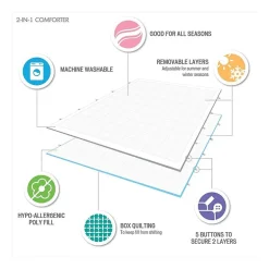 Canton All Season 2 in 1 Down Alternative Comforter