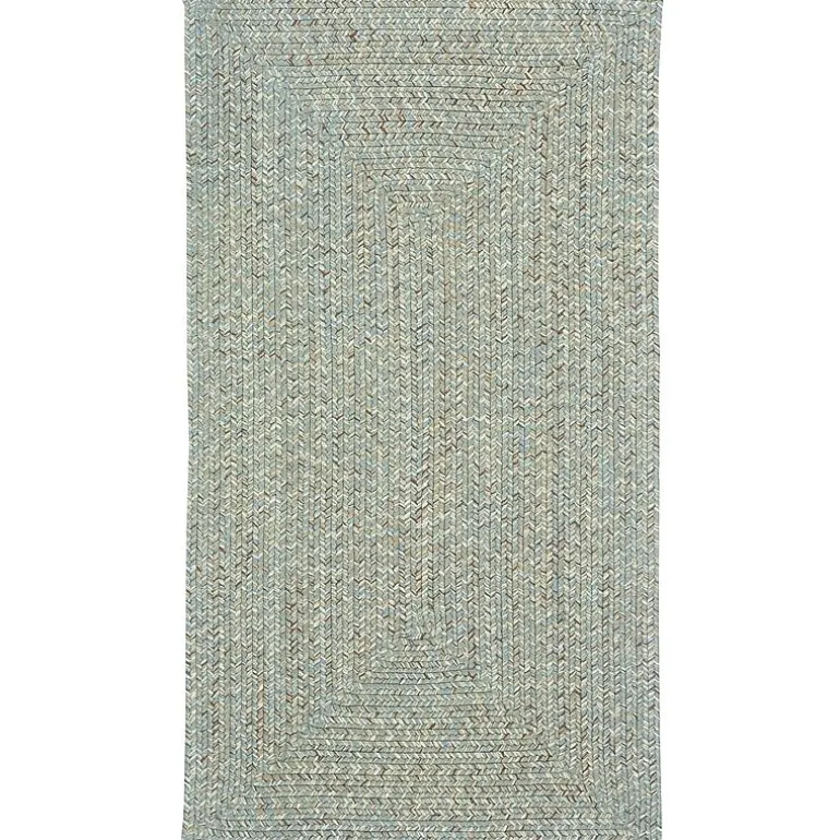 Capel Inc. Sea Pottery Concentric Braided Rectangular Rugs