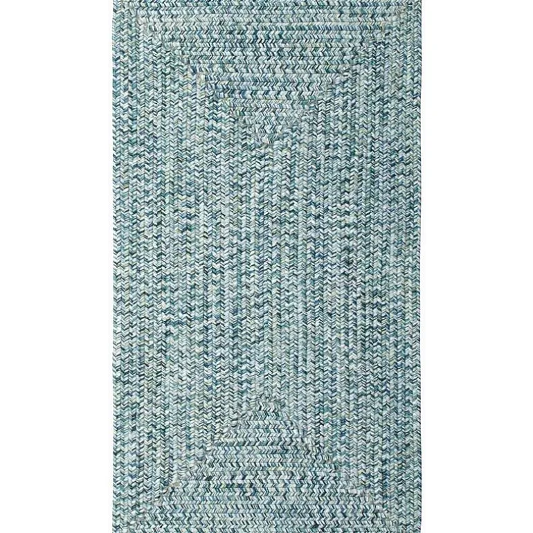 Capel Inc. Sea Pottery Concentric Braided Rectangular Rugs