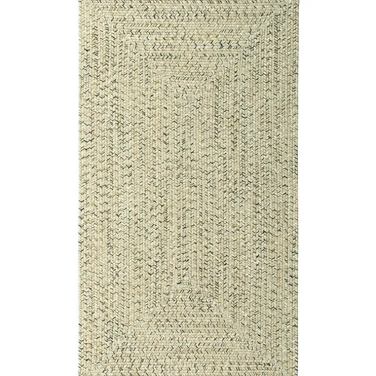 Capel Inc. Sea Pottery Concentric Braided Rectangular Rugs