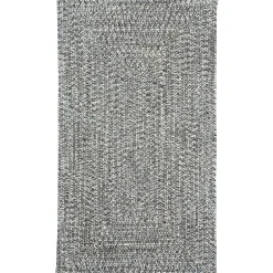 Capel Inc. Sea Pottery Concentric Braided Rectangular Rugs
