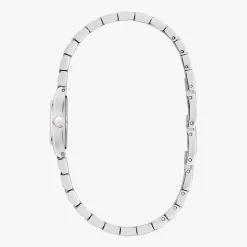 Caravelle Designed By Bulova Womens Silver Tone Stainless Steel Bracelet Watch 43l228
