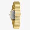 Caravelle Designed By Bulova Mens Diamond Accent Black Stainless Steel Bracelet Watch 45d111