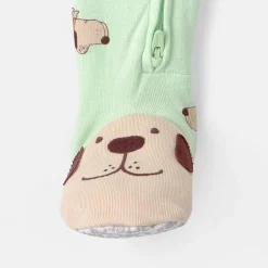 Carter's Baby Boys Footed Round Neck Long Sleeve One Piece Pajama