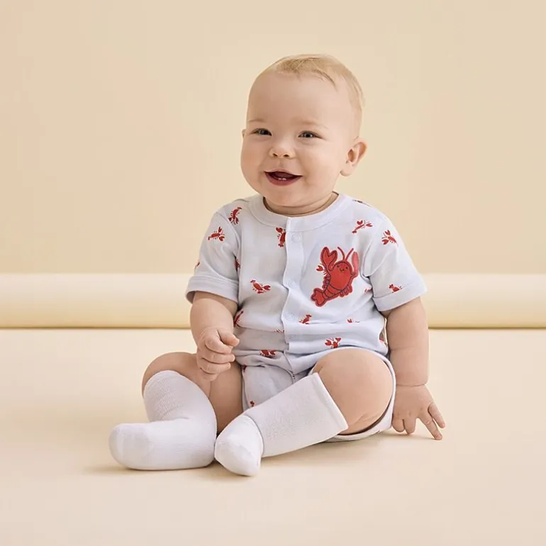 Carter's Baby Boys Short Sleeve Animal Romper