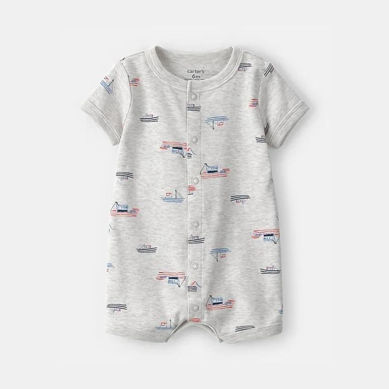 Carter's Baby Boys Short Sleeve Romper
