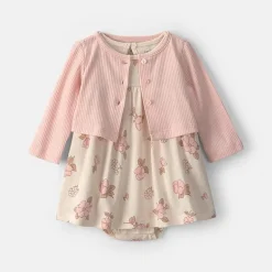 Carter's Baby Girls Fitted Floral 2-pc. Dress Set