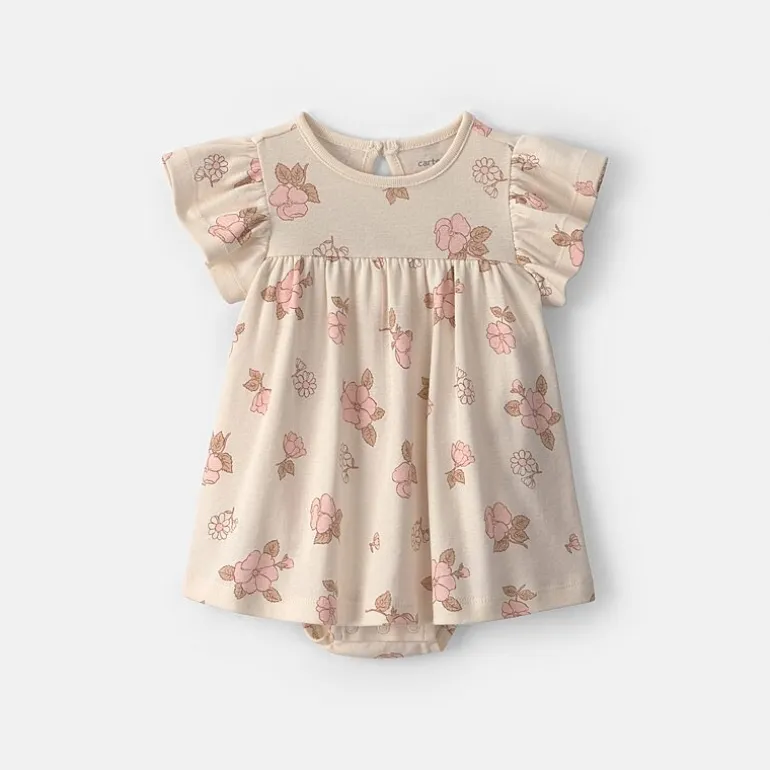 Carter's Baby Girls Fitted Floral 2-pc. Dress Set