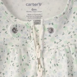 Carter's Baby Girls Floral Sleep and Play