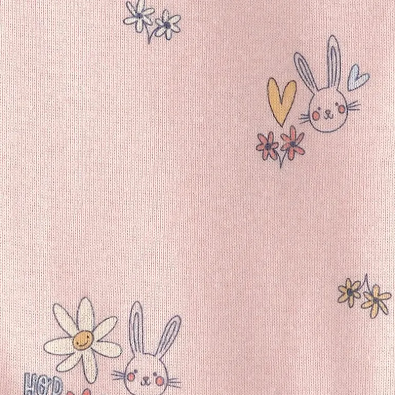 Carter's Baby Girls Footed Round Neck Long Sleeve One Piece Pajama