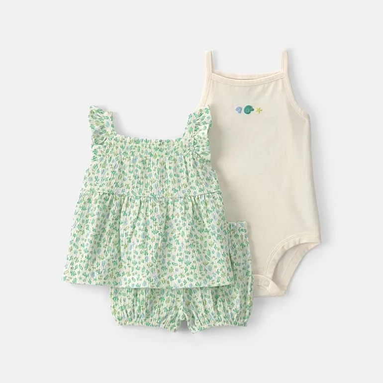 Carter's Baby Girls 3-pc. Short Set