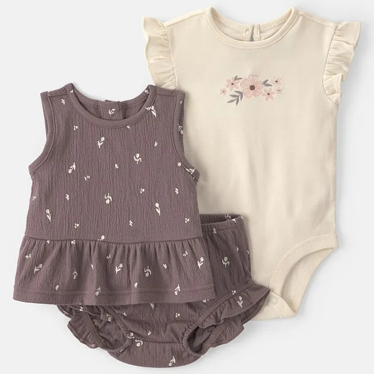 Carter's Baby Girls 3-pc. Short Set