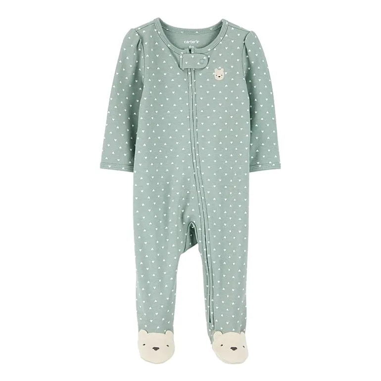 Carter's Bear Baby Girls Dots Sleep and Play
