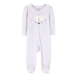 Carter's Lamb Baby Girls Striped Sleep and Play