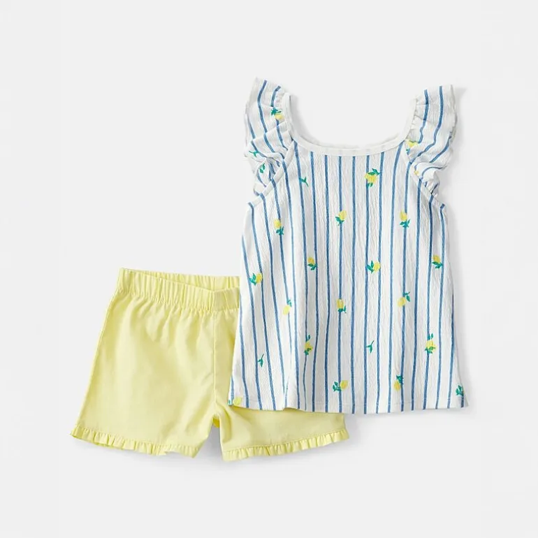 Carter's Lemon Toddler Girls 2-pc. Short Set