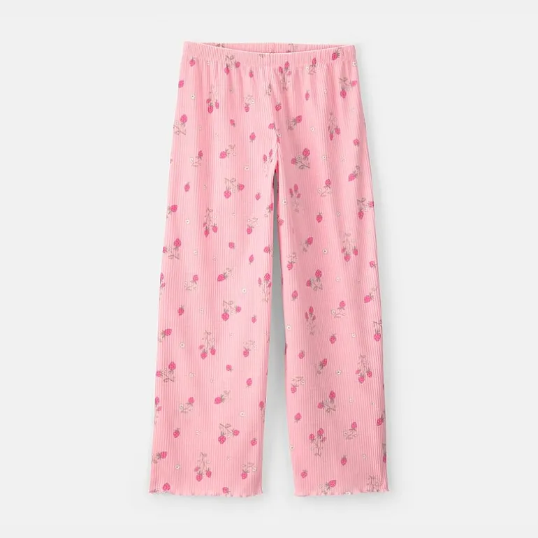 Carter's Little & Big Kid Girls Round Neck Short Sleeve 2-pc. Pajama Set