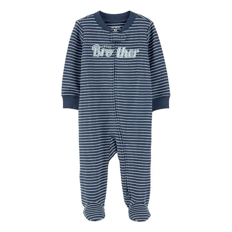 Carter's Little Brother Baby Boys Striped Sleep and Play