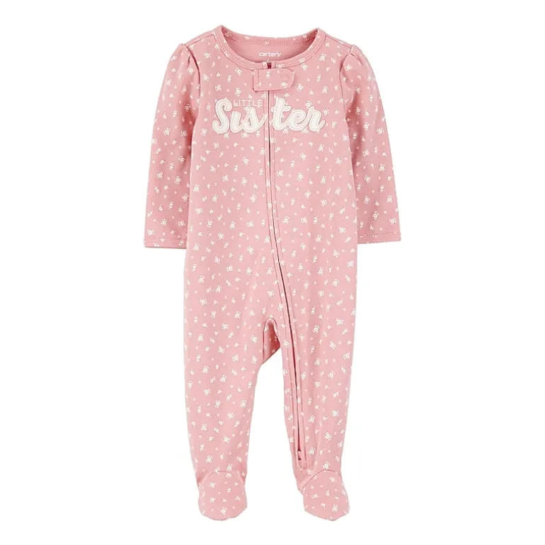 Carter's Little Sister Baby Girls Floral Sleep and Play