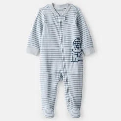 Carter's Otter Print Baby Unisex Striped Sleep and Play