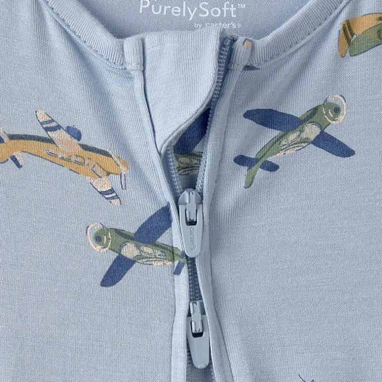 Carter's Purelysoft Baby Boys Airplanes Sleep and Play