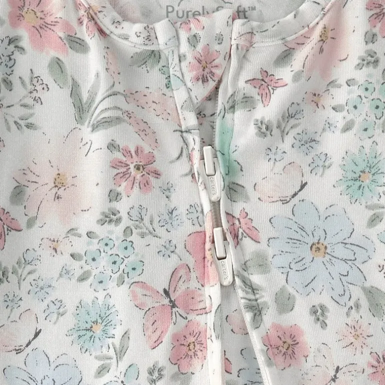 Carter's Purelysoft Baby Girls Floral Sleep and Play