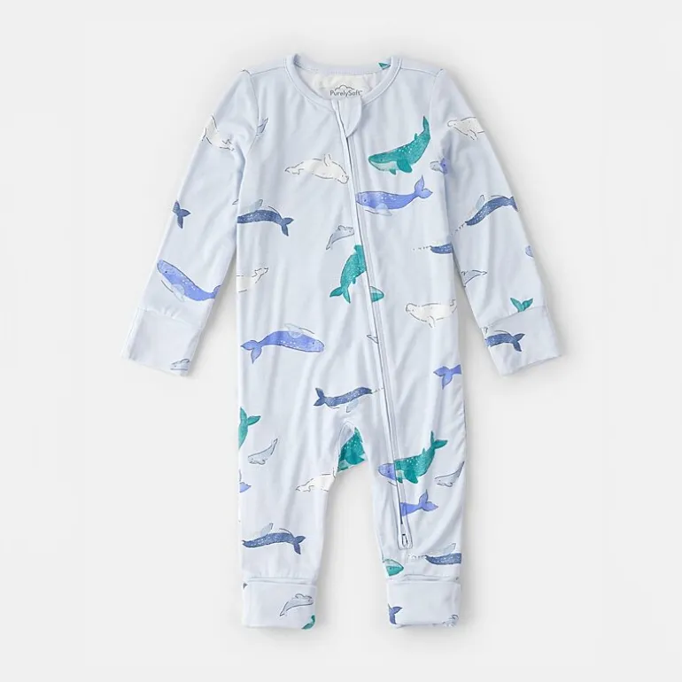 Carter's Purelysoft Whales Baby Boys Sleep and Play
