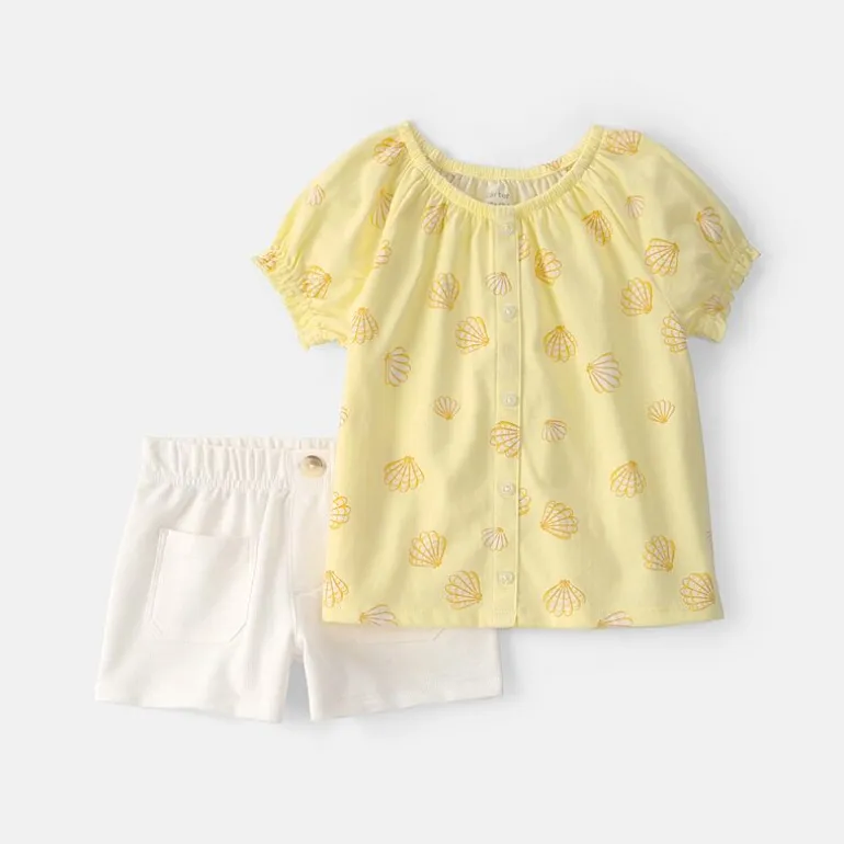Carter's Seashell Toddler Girls 2-pc. Short Set