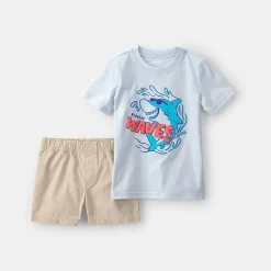Carter's Shark Toddler Boys 2-pc. Short Set