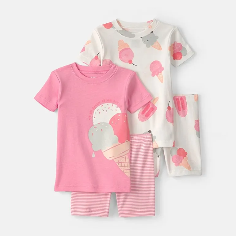 Carter's Toddler Girls 4-pc. Pajama Set