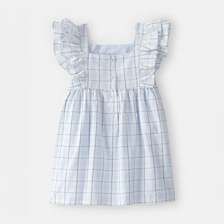 Carter's Toddler Girls Short Sleeve Ruffled A-Line Dress