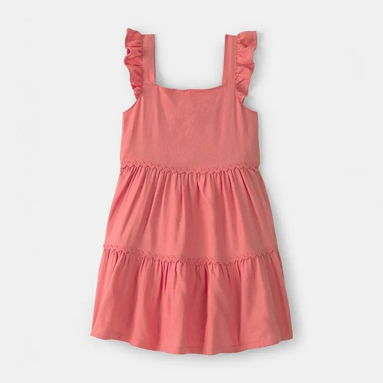 Carter's Toddler Girls Sleeveless Ruffled A-Line Dress