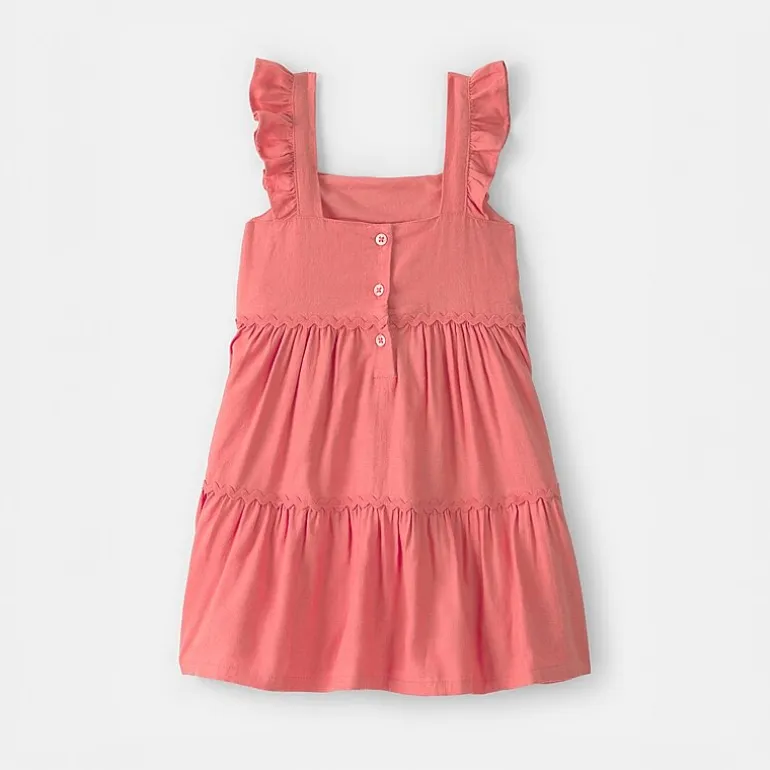 Carter's Toddler Girls Sleeveless Ruffled A-Line Dress