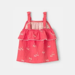 Carter's Toddler Girls Square Neck Sleeveless Tank Top
